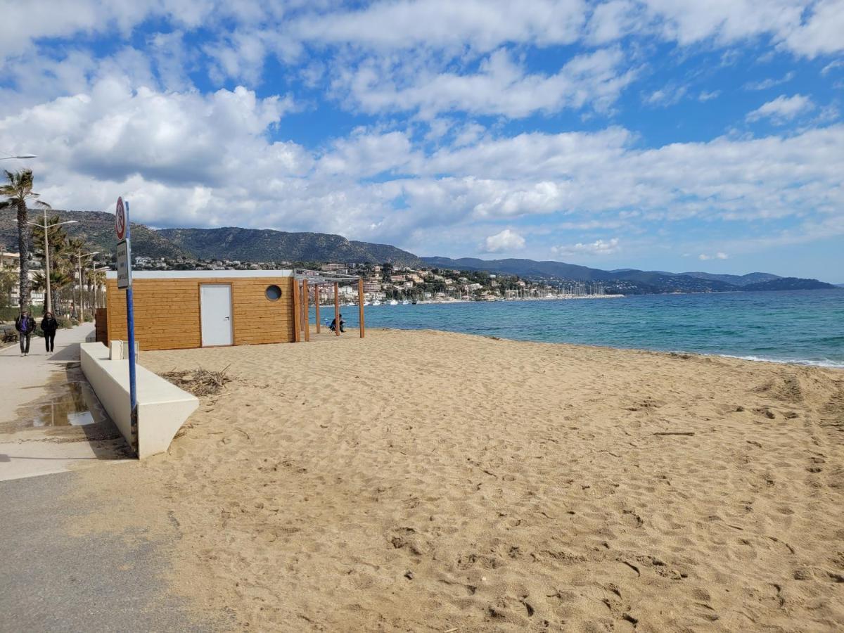 Appartement Paisible Avec Vue Panoramique Mer Et Acces Direct Plage 博尔马斯·莱斯·米默萨斯 外观 照片