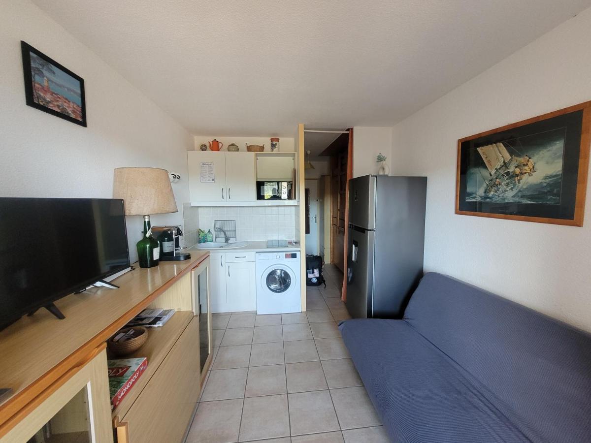 Appartement Paisible Avec Vue Panoramique Mer Et Acces Direct Plage 博尔马斯·莱斯·米默萨斯 外观 照片