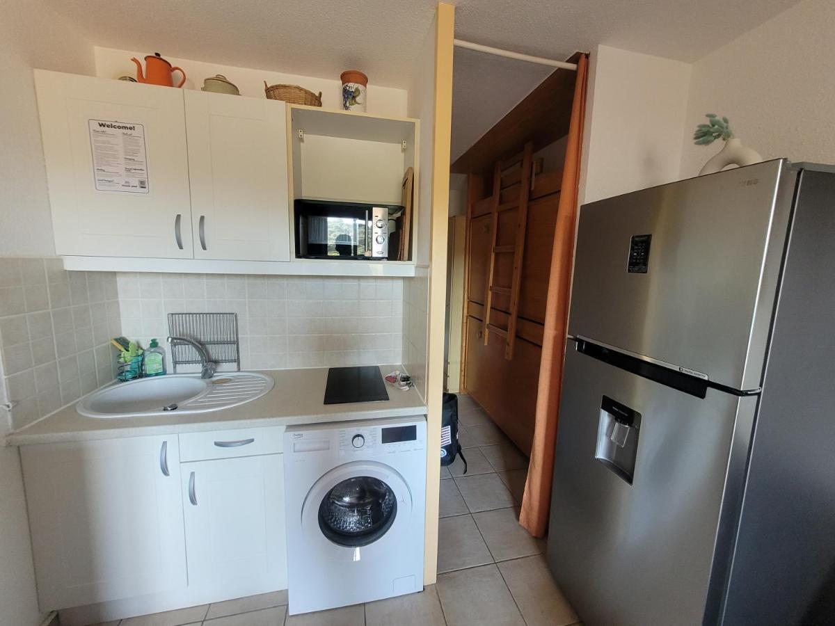 Appartement Paisible Avec Vue Panoramique Mer Et Acces Direct Plage 博尔马斯·莱斯·米默萨斯 外观 照片